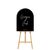 Personalised Black Arched Acrylic Sign Package - Black Signage Frame