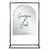 Personalised Mirror Arched Acrylic Sign Package - Black Signage Frame
