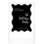 Personalised Black Ripple Acrylic Sign Package - Black Metal Easel