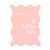 Personalised Watermelon Ripple Acrylic Sign Package - Black Metal Easel