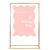 Personalised Watermelon Ripple Acrylic Sign Package - Black Metal Easel