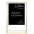 Personalised Black Rectangle Acrylic Sign Package - Black Signage Frame