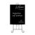 Personalised Black Rectangle Acrylic Sign Package - Black Signage Frame