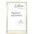 Personalised White Rectangle Acrylic Sign Package - Black Signage Frame