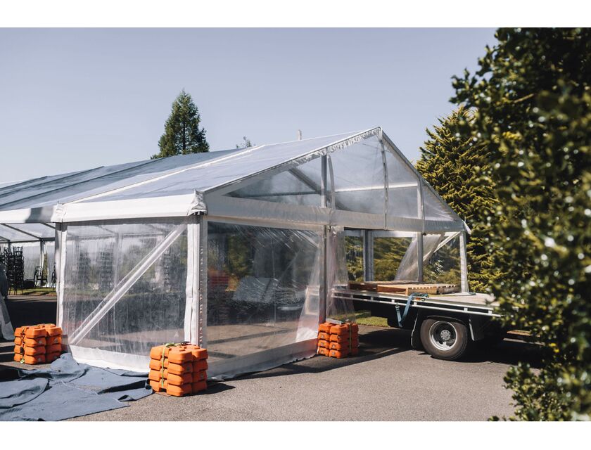 Clear Roof Pavilion - 8m x 12m