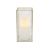 Gold Framed Glass Candle Box - Medium (18cm)