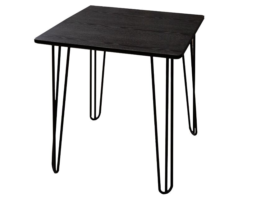 Hairpin Cafe Table - Black