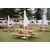 Picnic Pallet Table with Umbrella