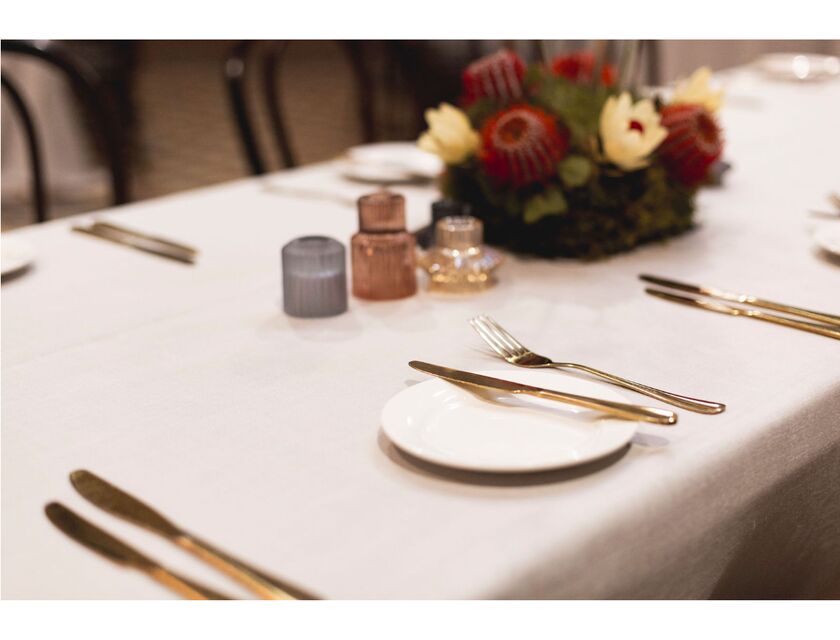 White Rectangle Linen - 137cm x 365cm