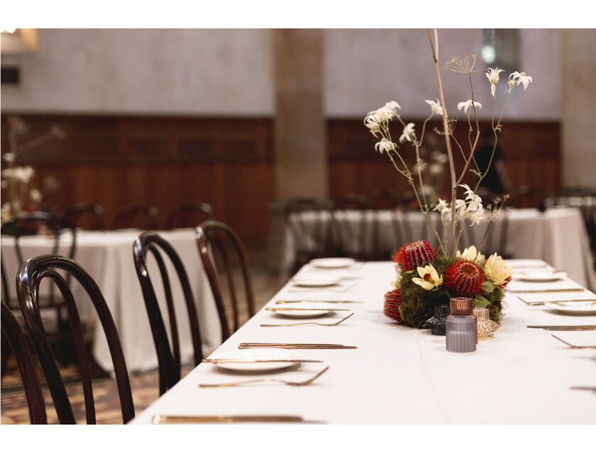 Natural Linen Table Cloth - 180cm x 305cm - White
