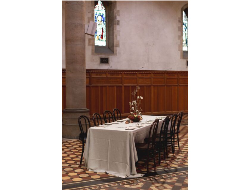 White Rectangle Linen - 137cm x 280cm (6ft Trestle Table)