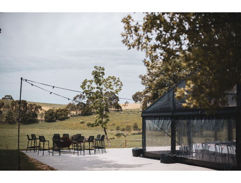 Black Frame / Clear Roof Pavilion - 10m x 18m