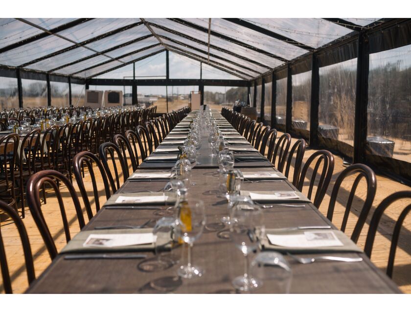 Black Frame / Clear Roof - 10m x 27m