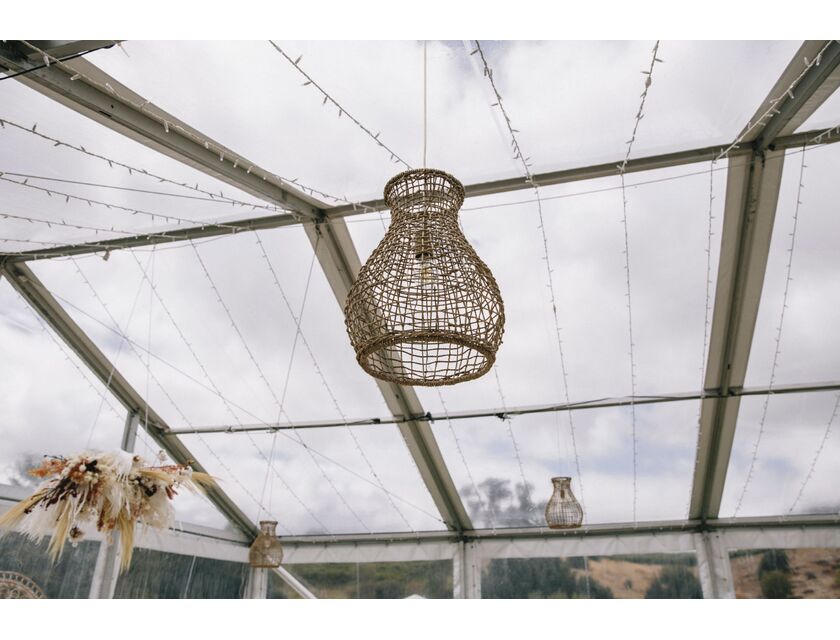 Hanging Rattan Pendant - Seagrass