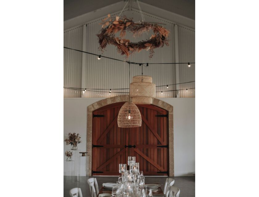 Hanging Rattan Pendant - Woven