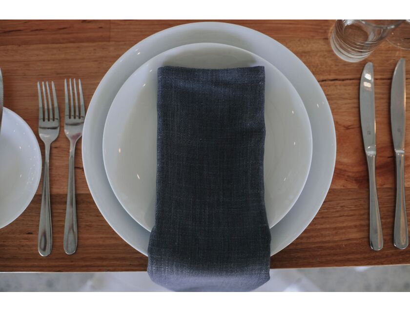 Natural Napkin - Charcoal