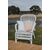 Rattan Lounge Arm Chair - White