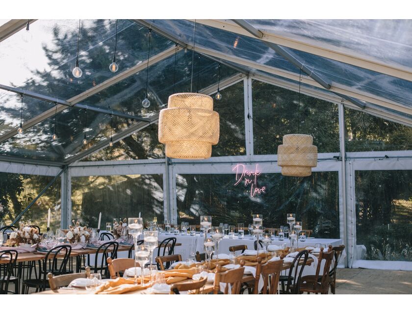 Hanging Rattan Pendant - 3 Tier