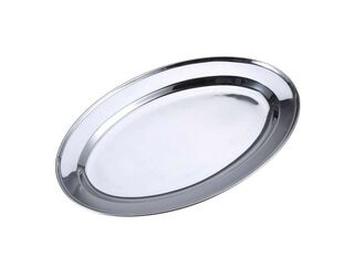 Silver Oval Platter - Medium