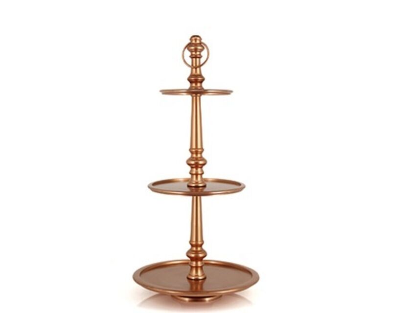 3 Tier cake stand - Copper