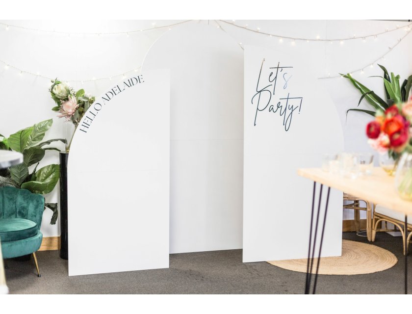 Half Arch Pair - White