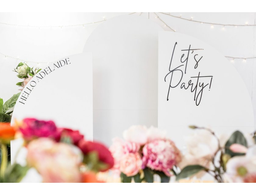 Half Arch Pair - White