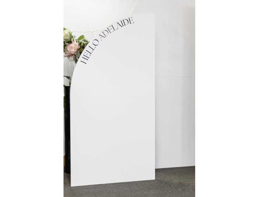 Half Arch Pair - White