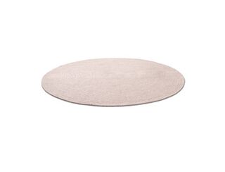 Braided Round Rug Pink