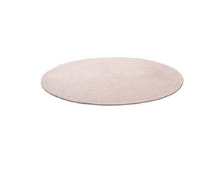 Braided Round Rug Pink