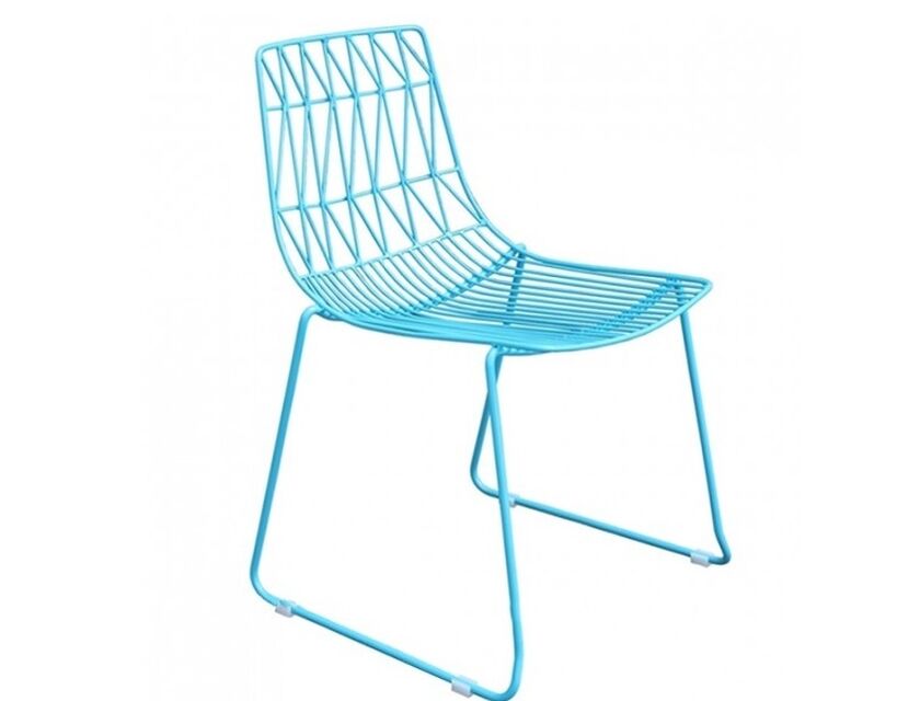 Teal Wire Chair
