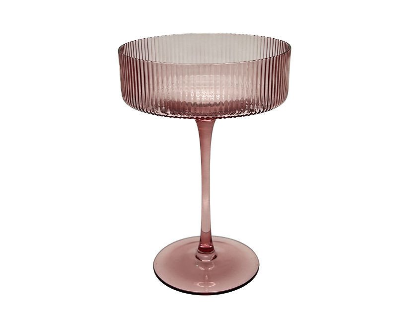 Luna - Cocktail Coupe Glass - Pink