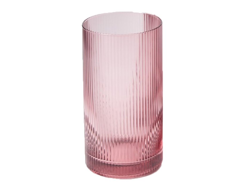 Luna - Ripple - Highball Glass - Pink