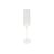 Luna - Ripple Champagne Flute - Clear