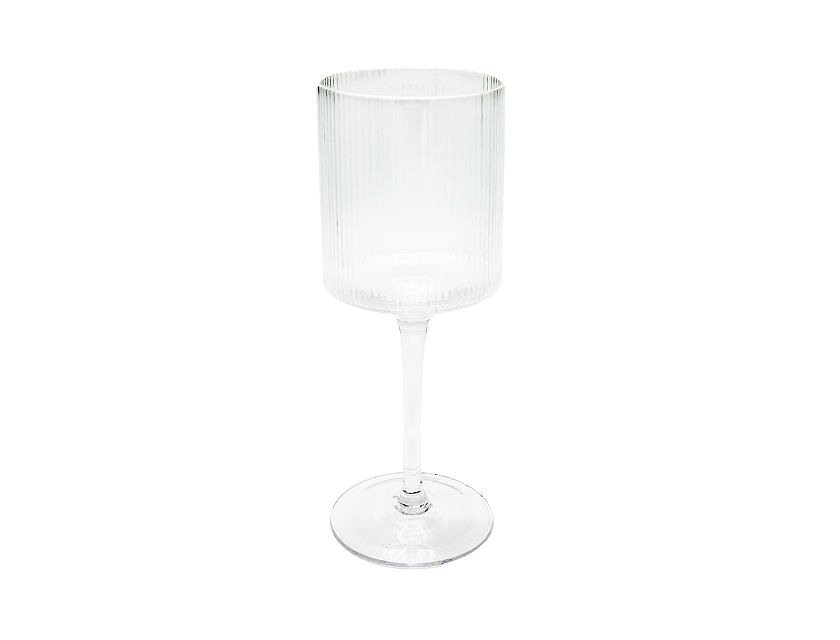 Luna - Ripple Wine Glass - Clear