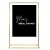 Personalised Black Rectangle Acrylic Sign Package - Black Signage Frame