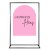 Personalised Watermelon Arched Acrylic Sign Package - Black Signage Frame