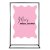 Personalised Watermelon Ripple Acrylic Sign Package - Black Signage Frame