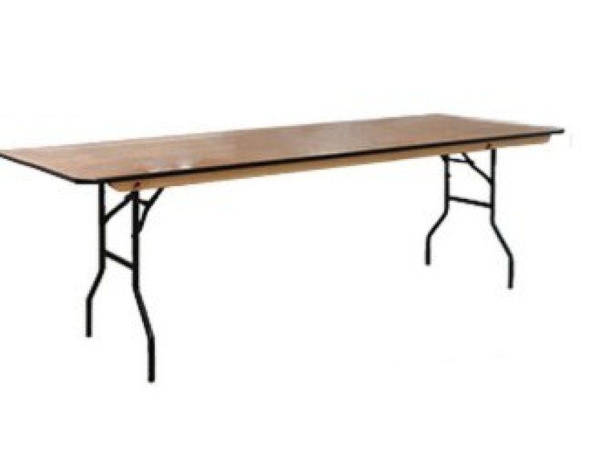 Wooden Banquet Table 8ft (90cm x 244cm)