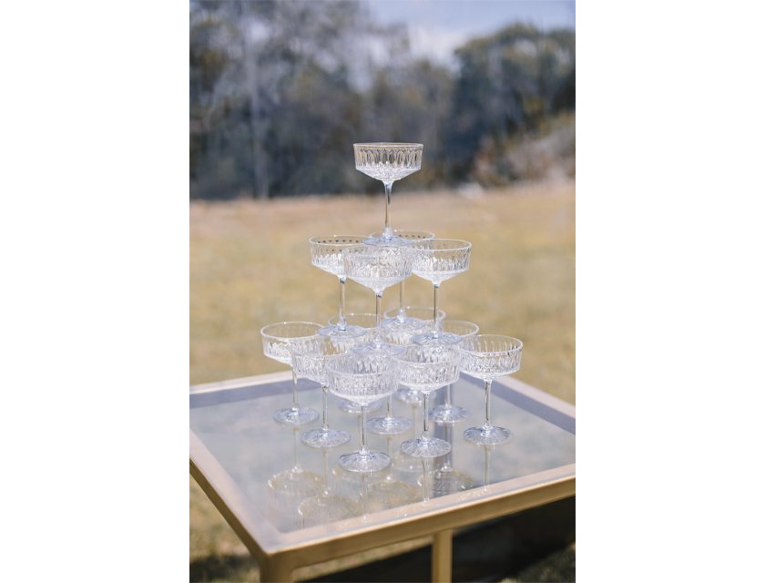 Gold Frame Cake Stand / Champagne Tower