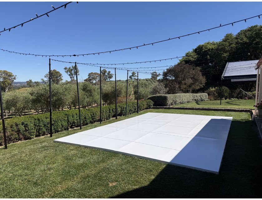 White Top Dancefloor - 3.6m x 3.6m