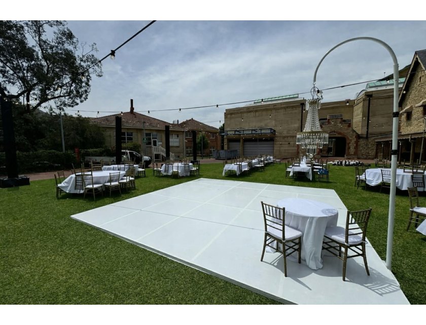 White Top Dancefloor - 3.6m x 3.6m