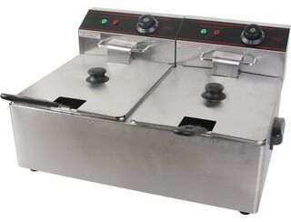 Double Deep Fryer - Benchtop (10amp)