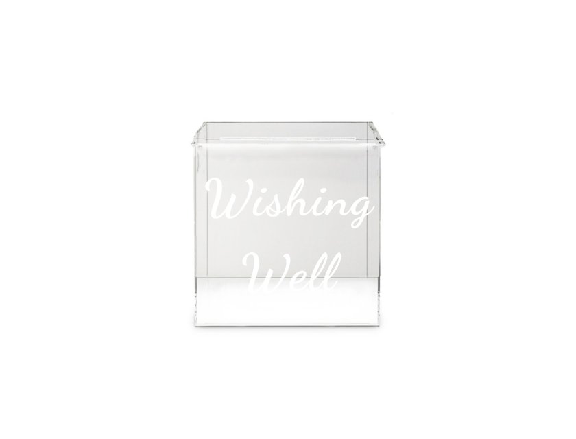 'Wishing Well' Clear Acrylic Wishing Well