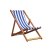 Beach Chair - Striped - Blue