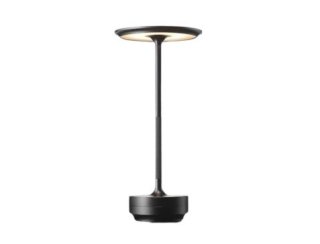 Retro Table Lamp - Battery - Black