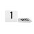 Table Card Numbers - White