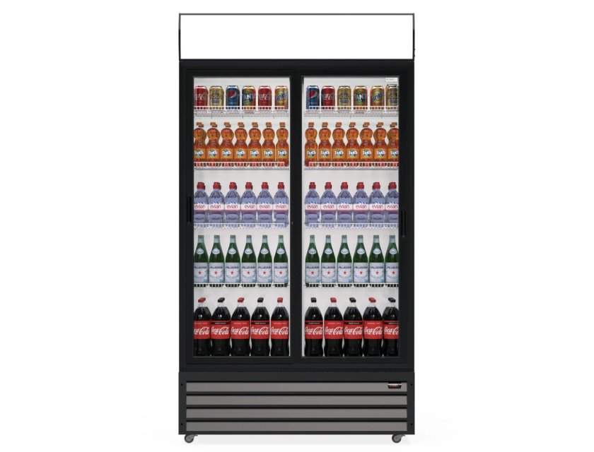 Double Door Display Fridge