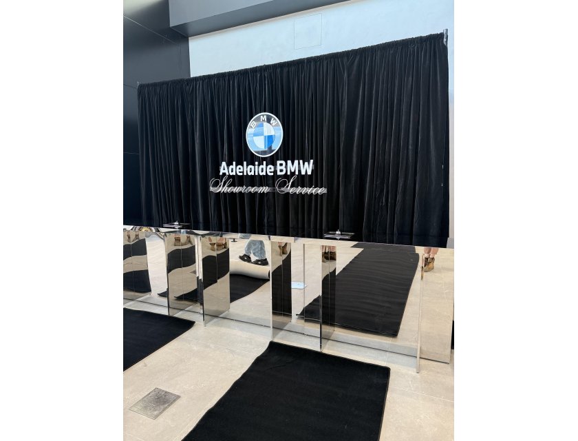 Large Drape System - Black 4.2m W x  5m H