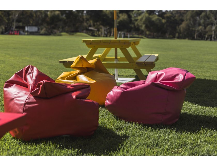 Coloured Bean Bags - Yellow