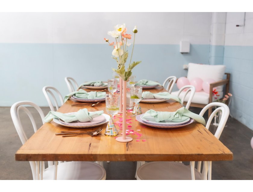 Wooden Trestle Table - 6ft